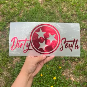 Dirty South Tennessee Decals! Multiple sizes and colors available!