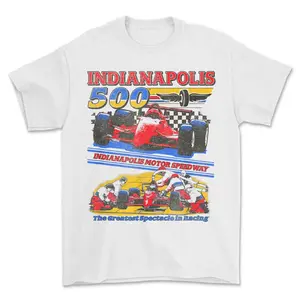 Indy 500 T-Shirt, Indianapolis Motor Speedway Tee, The Greatest Spectacle in Racing Shirt, Vintage Racing Gift for Men Women Kids, Cotton, Comfort, Unisex, For Men, For Women