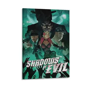 Resident Evils Canvas Wall Art – Perfect for Gaming Spaces, Living Rooms, Or Bedrooms. Poster Canvas Wall Art For Bedroom Decor Bar Office Room Decor Gift