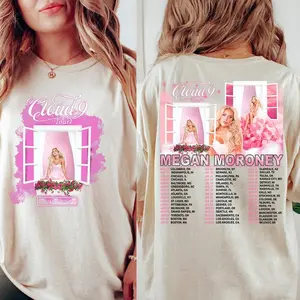Meg4n M0r0ney Cloud9  Tour Shirt, PinkMeg4n M0r0ney  Music Album T-Shirt ,Gift For Fan , For Men And Women