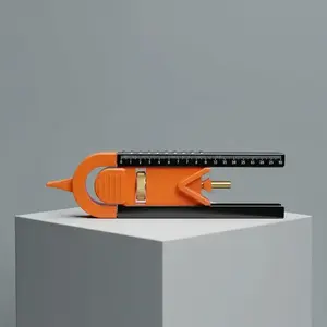 Precision Woodworking Tool Set with Locking Mechanism, Adjustable Irregular Curve & Contour Marking Ruler, Durable Plastic/Metal, for Accurate DIY Projects & Home Use