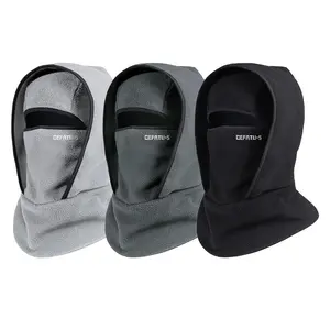 Winter Warm One-Piece Hood, Scarf Face Mask Ear Protection, Balaclava, Thick Material, Style Fit Face, Windproof, Suitable for Winter Cycling, Running, Skiing, Fishing, Outdoor Sports And Work, Suitable for Men And Women