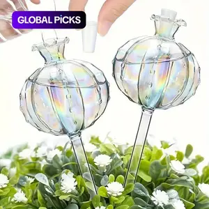 Rainbow-colored plant watering bulbs, available in packs of 2, 3, or 4, specially designed for cacti's self-water absorption, suitable for indoor and outdoor gardening, Garden Accessories #GLOBAL PICKS