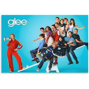 Single Hanging Picture Glee Youth Comedy TV Series Modern Classic Decorative Poster Canvas Wall Bedroom Living Room Study Decorative Painting