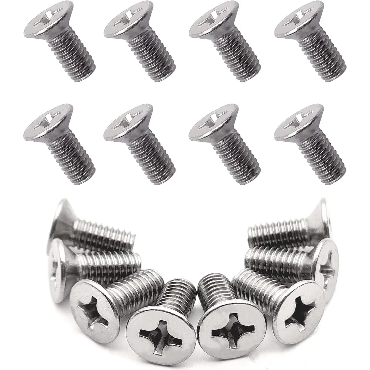 8pcs OEM Quality Rustproof Stainless Steel Brake Disc Rotor Retaining Screws 93600-06014-0H - Perfect Brake Work for Honda, Acura Models (Front & Rear Compatibility)