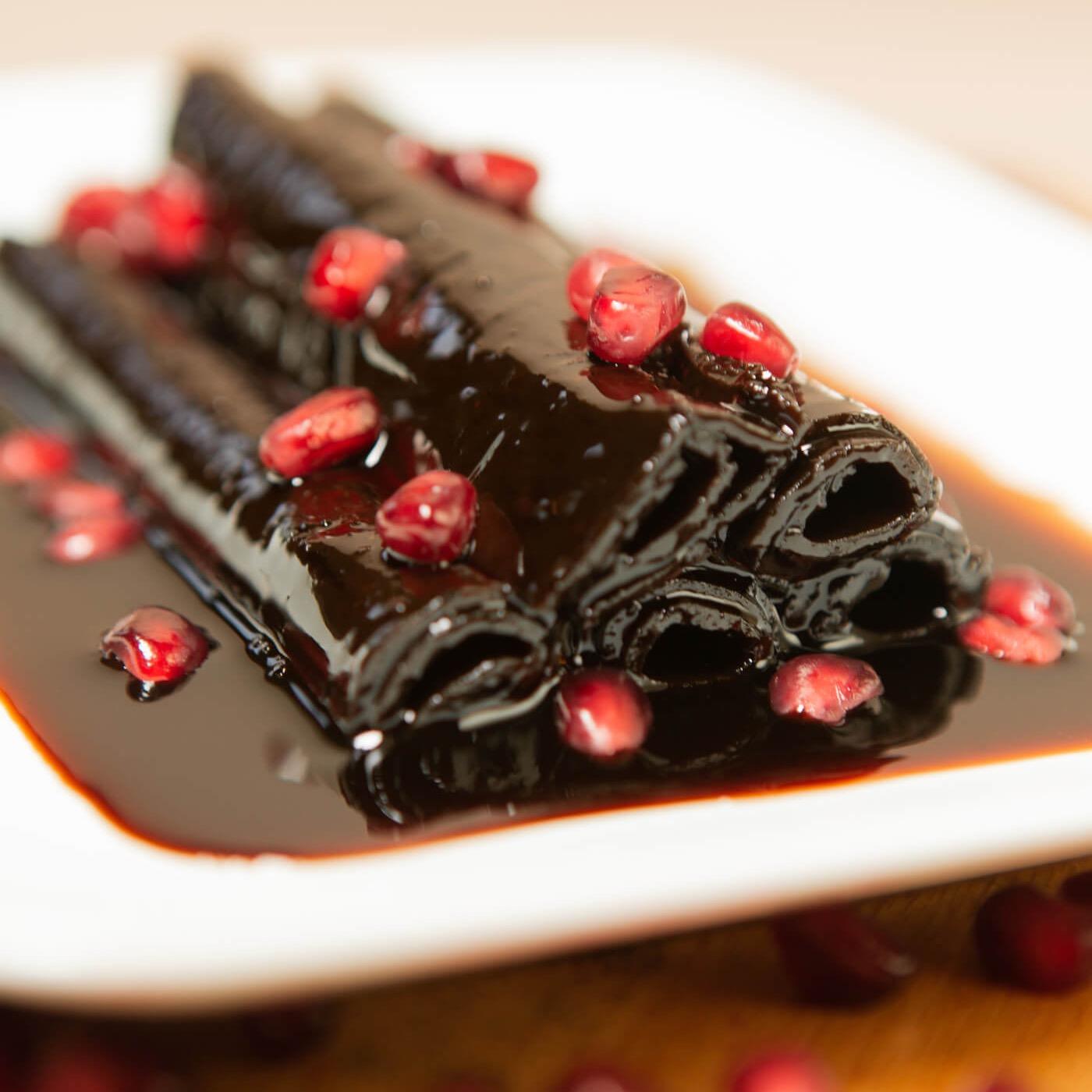 Goldis Roll Lavashak Big Wet Juicy Rolls in Pomegranate Molasses 2 Packs Soft Chewy Fruity Tangy Snack 250g Sweet Bites