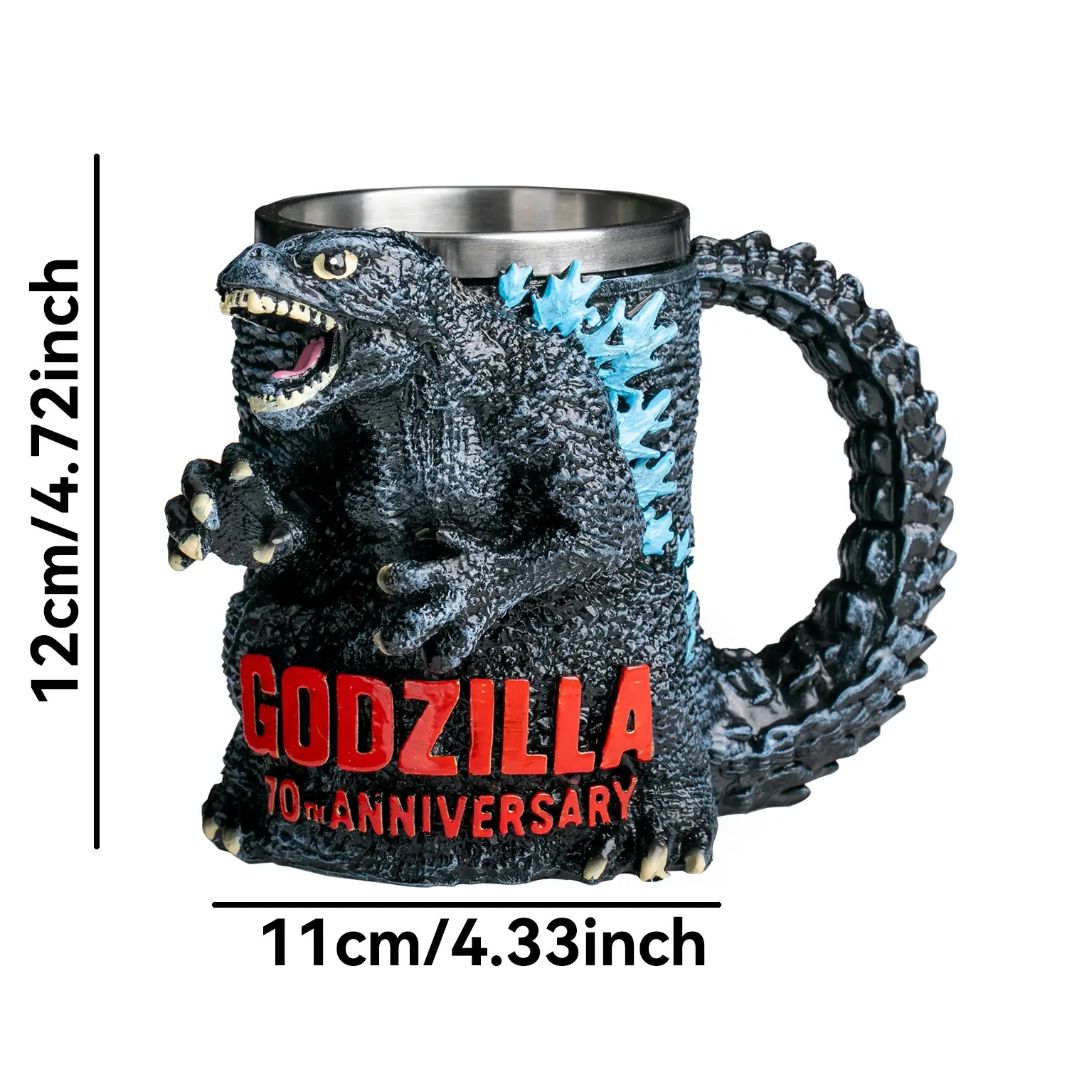 Godzilla 70th Anniversary 3D Mug, Limited Edition Collectible for