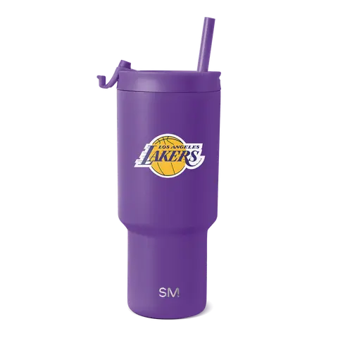 Simple Modern Officially Licensed NBA Trek Insulated Tumbler with Flip Lid and Straw 30oz