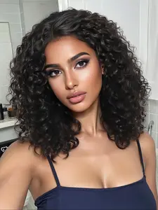 12 Inch Short Coily Wigs for Women, Gorgeous Fluffy Wigs without Bangs, Synthetic Lace Front Wigs for Party, Daily Use, Curly Wigs, Synthetic Hair