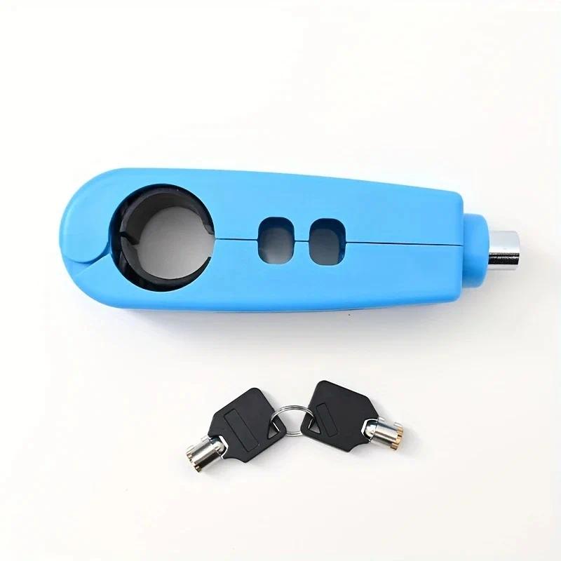 Bike Anti-Theft Lock Electric Bicycle Brake Handlebar Grip Lock Portable Prevent Theft Bike Motorcycle Locks Cycling Accessories