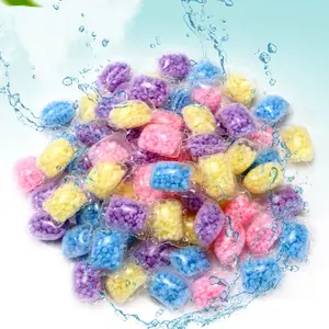 100pcs Laundry Scent Beads, Long-Lasting Fragrance Softener, Odor Eliminator, Color Protection, Fabric Freshener Granules, Home Use