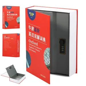 Hidden Safe Box Dictionary Design Mini Lockable Storage for Cash Keys Jewellery Home Office Security Solution Secure