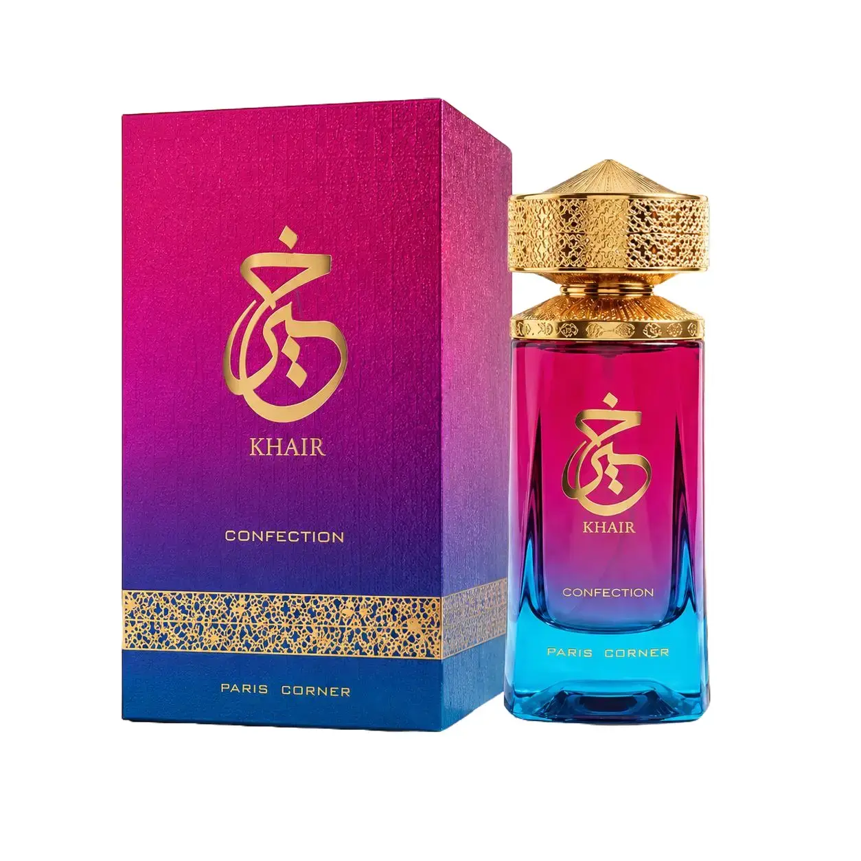 Paris Corner Khair Confection Eau de Parfum, Sweet Marshmallow Scent Unisex Fragrance with Vanilla, Long-lasting Gourmand 100 ml Perfume, Single Item