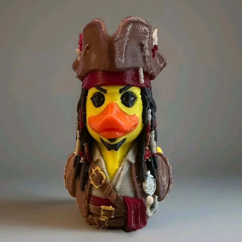 JACK SPARROW 3D PRINTED DUCK COLLECTIBLE