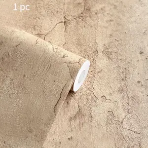 40x500cm Vintage Cement Crack Wallpaper, Self-Adhesive Waterproof Removable, Kitchen Countertop Desktop Shelf Liner, Room Background Renovation
