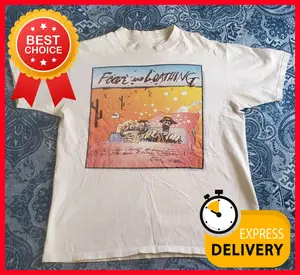 Fear and Loathing in Las Vegas Ralph Steadman White T-Shirt Reprint