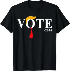 Funny Vote Trump 2024 Hair Tie T-Shirt