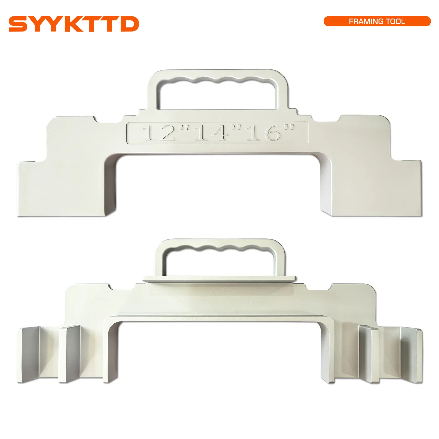 Fast & Accurate Stud Layout Tool - 12"/14"/16" Aluminum Framing Tools, Essential Spacer Tool for Carpentry & Construction Projects.