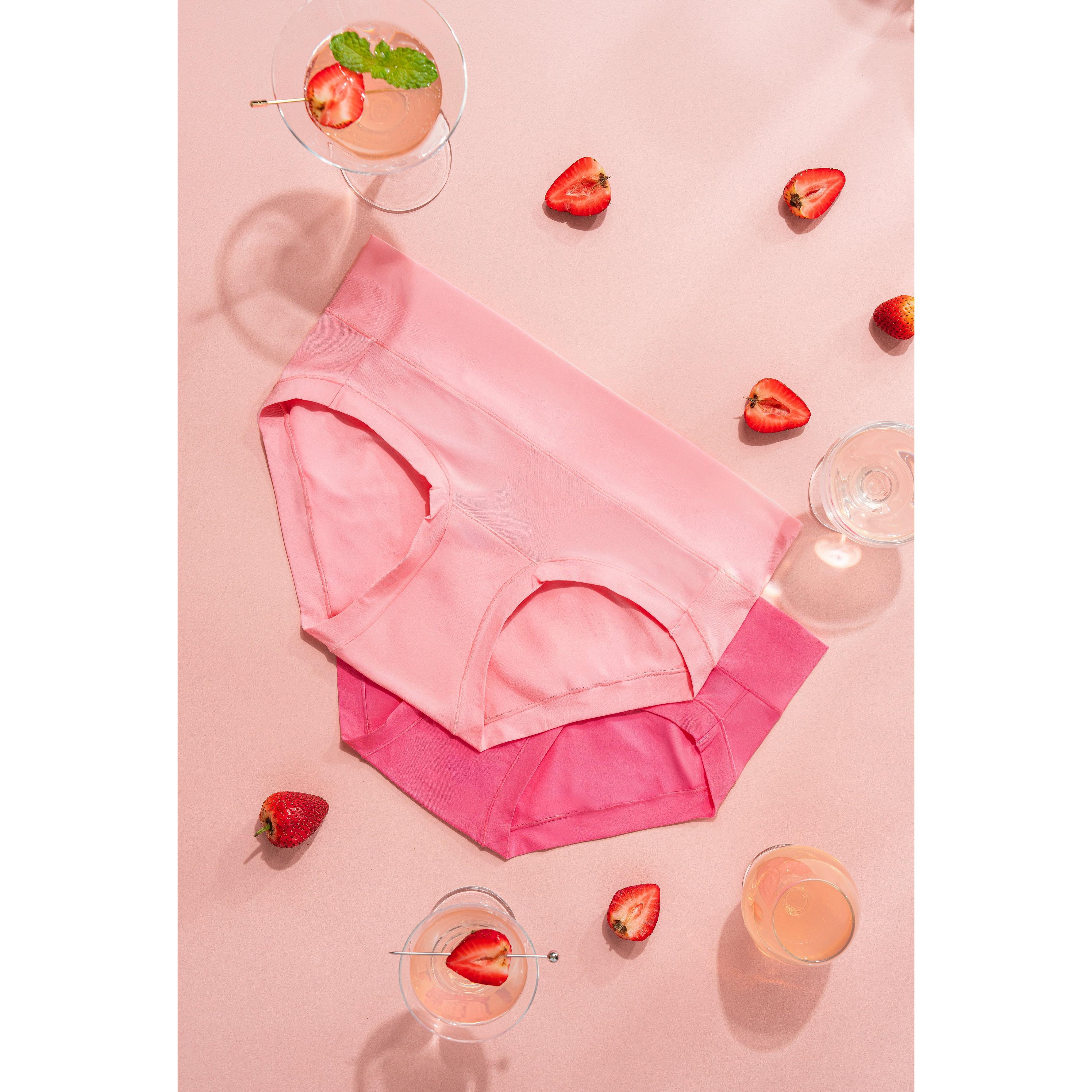 "POP" LIGHT Evry Soft Cotton Underwear 2-Pack for Women – Stretch Comfort Panties, No Elastic Digging, Breathable Everyday Fit