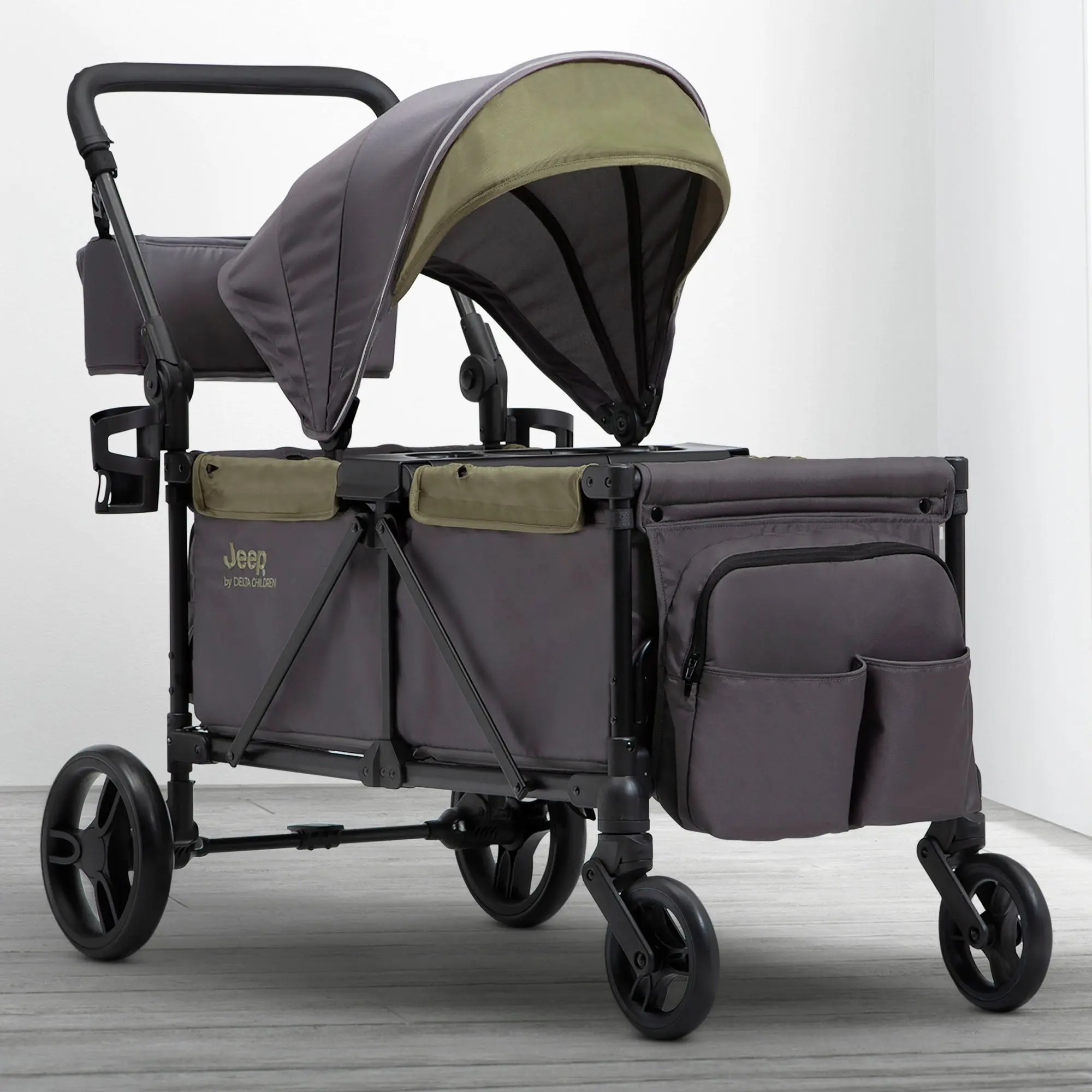 Grey with Olive Green (2380)