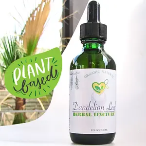 All-Natural Organic Dandelion Leaf Tincture Liquid Herbal Drops for Liver & Digestive Support – 2 oz Dietary