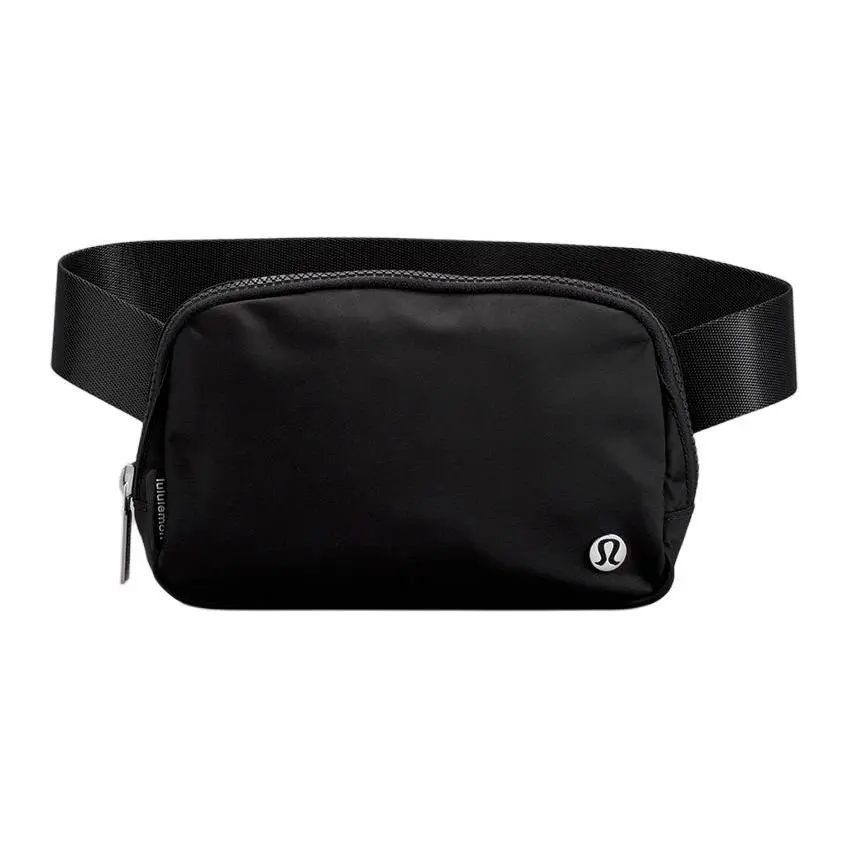 Lululemon Everywhere 1L Women's Waist Pack - Black, Nylon Material, Zipper Closure, Casual Bum Bag, Travel Must Haves