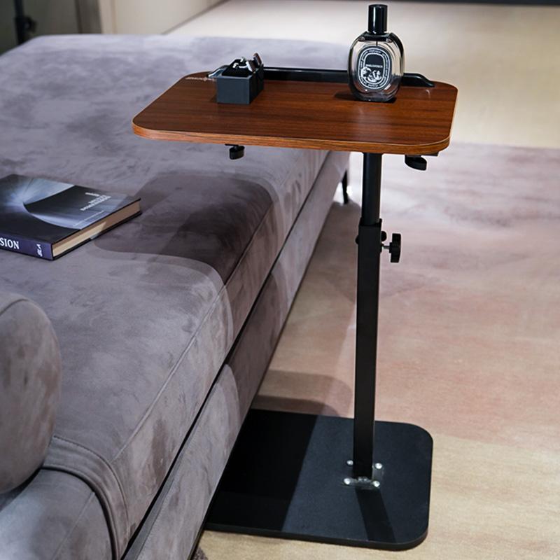 Adjustable Multi-Functional Side Table with 360 Degree Rotation Coffee RV Desk Perfect for RVs Bedrooms and Living Rooms