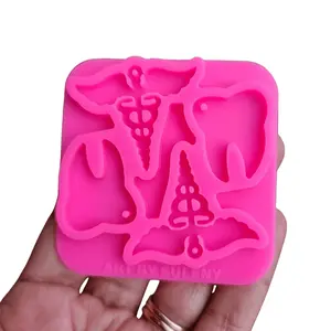 Tooth Dentist Mold Molar and Medicine Symbol Silicone Mold Earrings & Jewerly