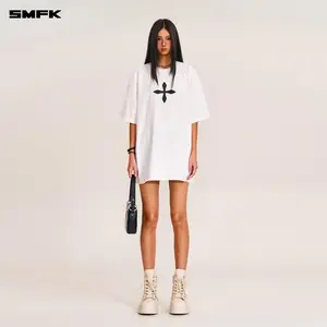 VINTAGE COMPASS MODE LOOSE TEE Alpine White