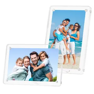 Acrylic Photo Frame with Magnet Stand – Vertical & Horizontal Display Wall Mounted Framed Picture Decoration Home Decor