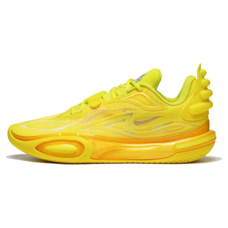 Li-Ning Quan Cheng 11 V2 Wade Basketball Shoes for Men – Comfortable, Cushioned, Non-Slip, Low-Top, Lemon Yellow Verifiable, with credentials and supporting global authentication