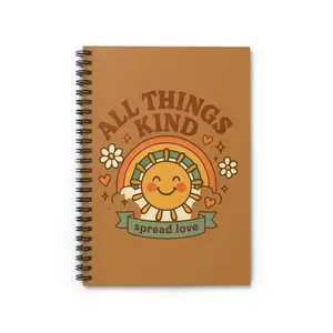 Spiral Notebook-Ruled Line-All Things Kind