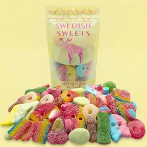 Swedish Sour Mix With BUBS- Swedish Candy- 1/2 lb Snack Bonbon