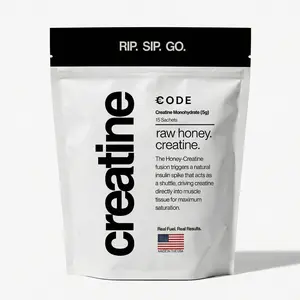 CODE Creatine Raw Honey for Strength & Performance, Post-Workout & Recovery