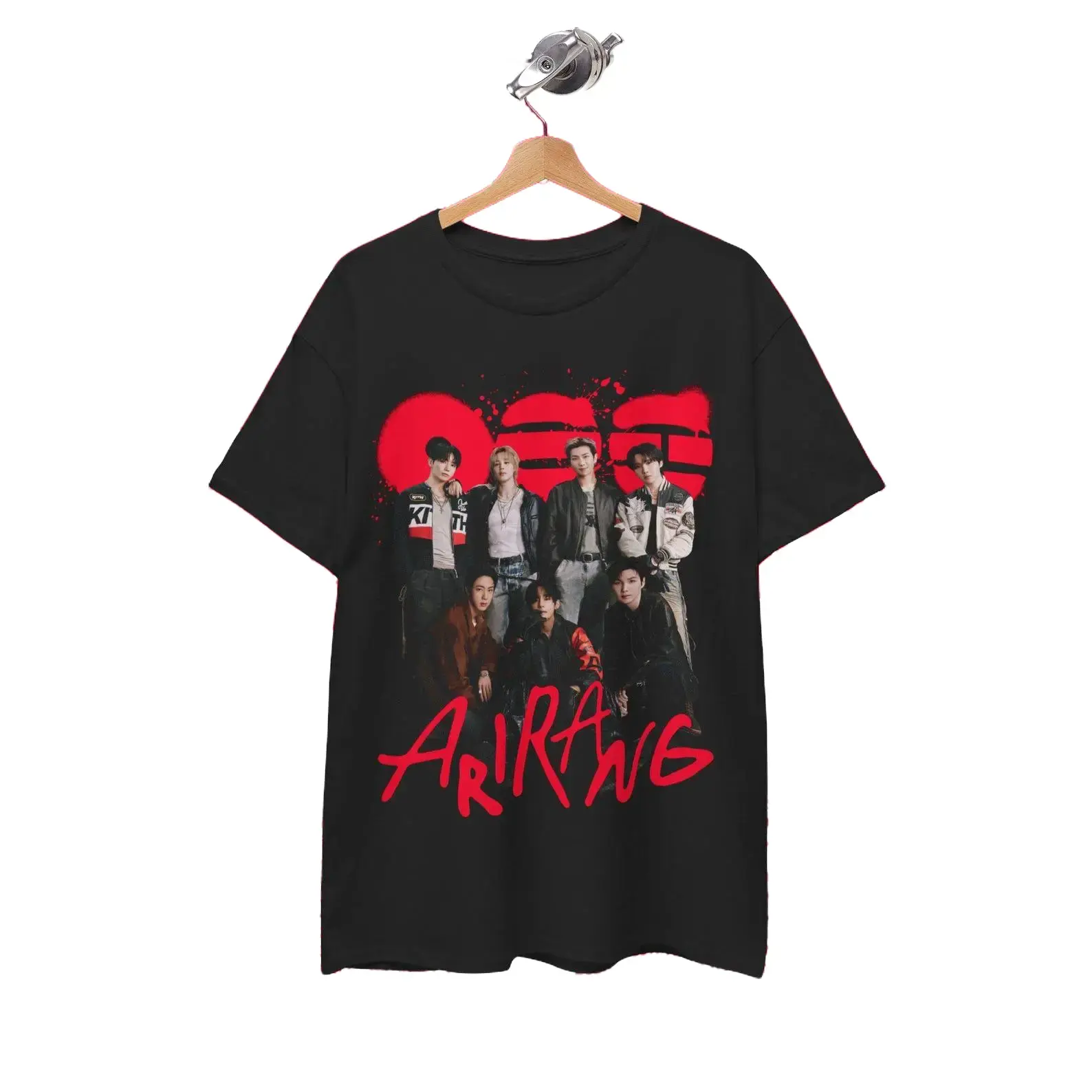 Kpop Members Magazine Unisex Heavy Cotton Tee, Kpop Concert World Tour Shirt Unisex