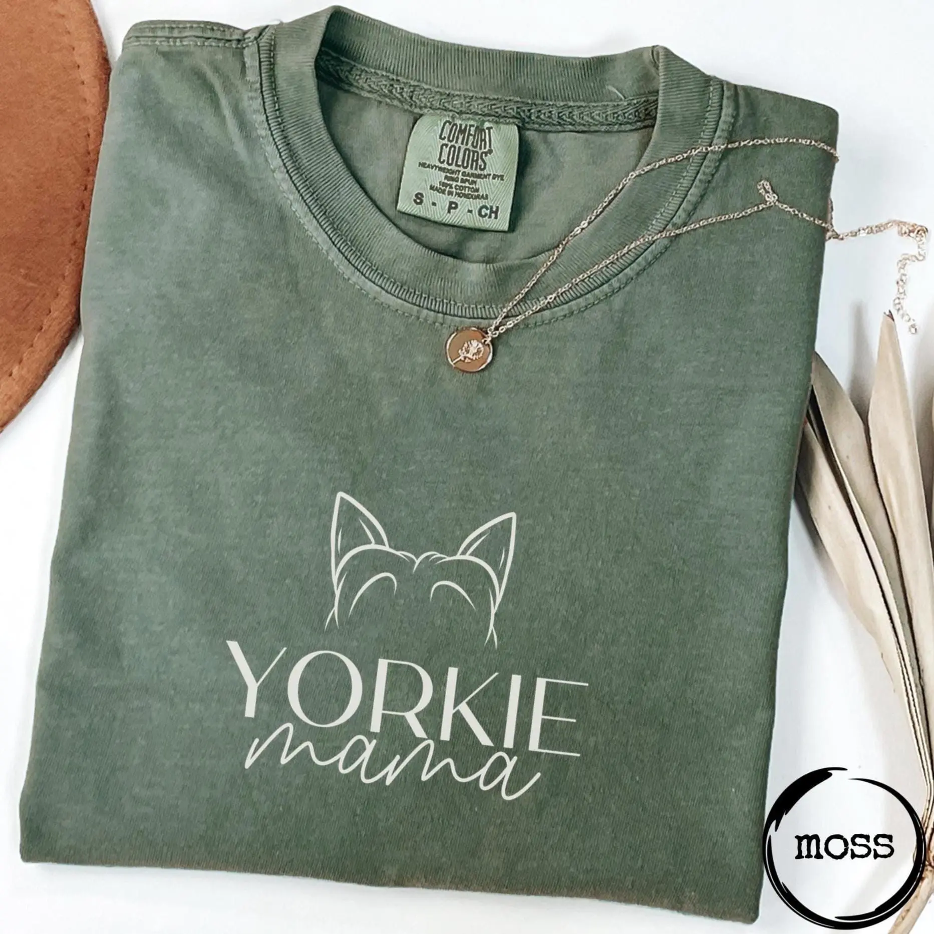 Yorkie Mama, Comfort Colors T-Shirt, Dogs Ears, Yorkie Dog Owner, Dog Shirt, Yorkshire Terrier mom, Yorkie Dog Lover, Dog Shirt for Mom