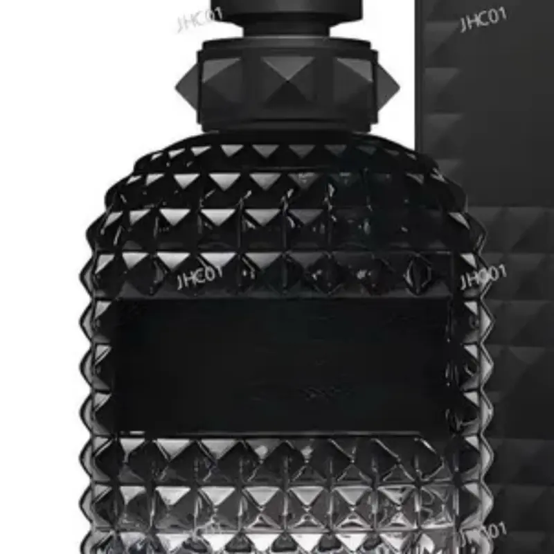 Elegant Pink Spiked Perfume Spray Bottle 75 ml with Atomizer Metallic Cap Glass Design for Perfumes Body Mists - Makeup