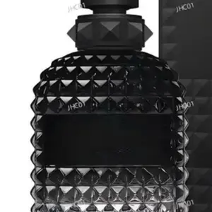 Elegant Pink Spiked Perfume Spray Bottle 75 ml with Atomizer Metallic Cap Glass Design for Perfumes Body Mists - Makeup