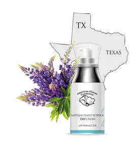 American Flower Cosmetics Natural Plant Retinol Hydrating Day Cream - 1.7 fl oz, with Bakuchiol, Vitamin C, Niacinamide, Lupin Extract, Gentle Daily Firming Moisturizer for Smoother Radiant Skin Repair