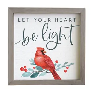 Sincere Surroundings 10" Be Light Cardinal Rust ic Frame