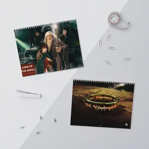 Lord Of The Rings 2026 Calendar, J.r.r.tolkien Hobbit Middle Earth Lotr Planner