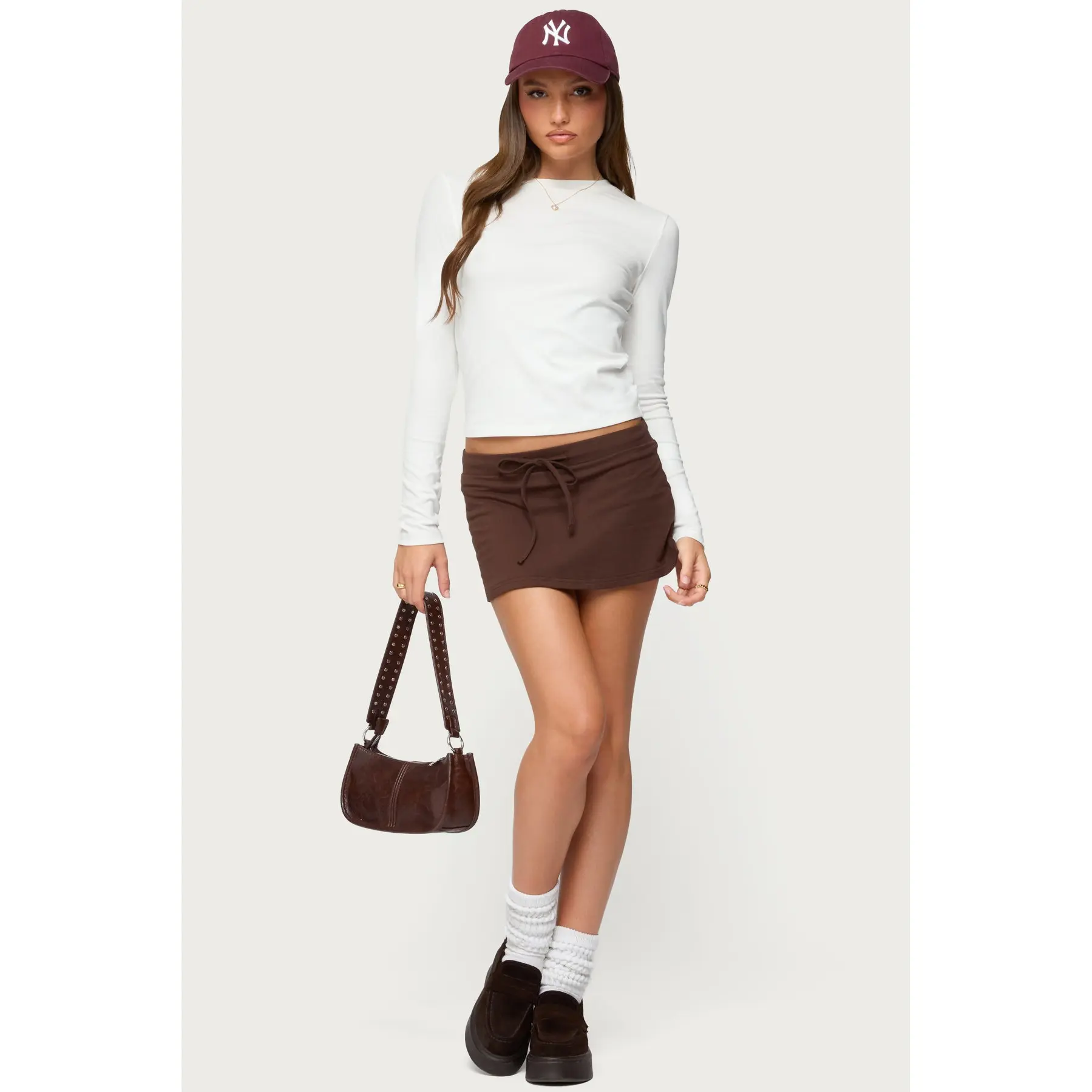 Bayside Slitted Micro Skort