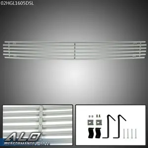 Fit For 2009-2014 Nissan Maxima Front Lower Bumper Silver Billet Grille Insert