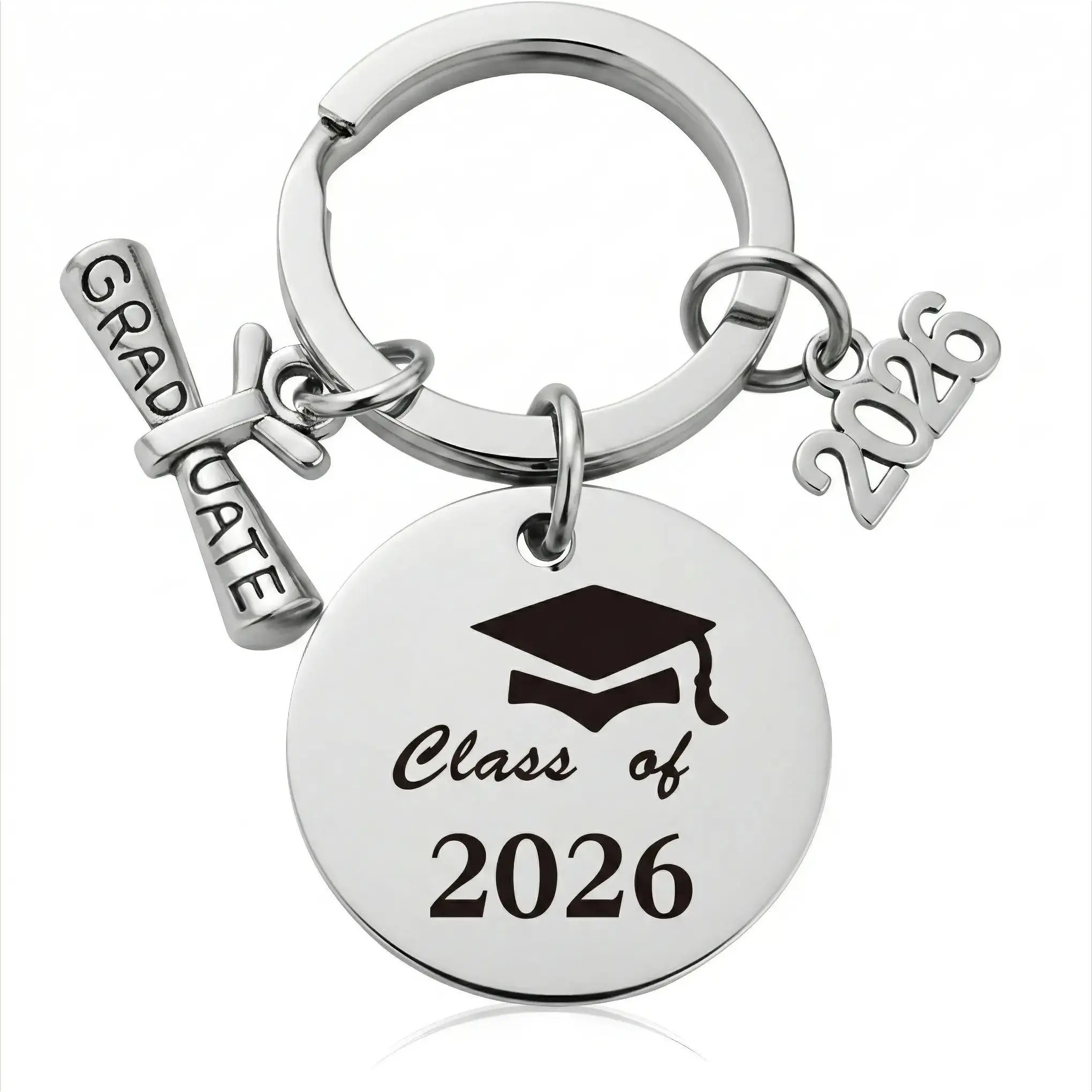 Class of 2026 Graduation Keychain - Graduation Gift Ideas, Keepsake for High School Grads