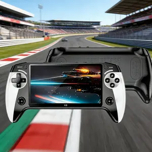 5.5 Inch Handheld Game Console, Rechargeable Portable Retro Arcade Machine, Adult Gift Game System, Model Xinghao X9