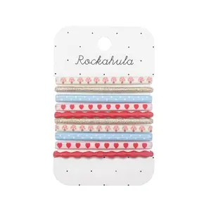 Toadstool Elastic Ponytail Holder Set | Cute Kids Hair Accessories