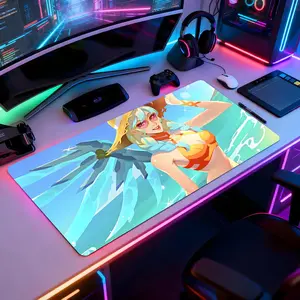 M-Mercy Mouse Pad Mousepad Large Gaming LockEdge Thickened Computer Keyboard Table Desk Mat