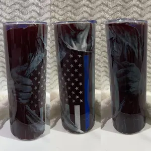 Superman Blue Line 20oz Tumbler