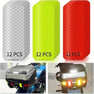 Nighttime safety warning reflective stickers, reflective stickers, Car Accessories, Decal - suitable for cars, motorcycles, bicycles, etc., with reflective function