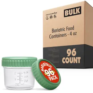 Bariatric Food Containers - 4 oz (96 Pack)